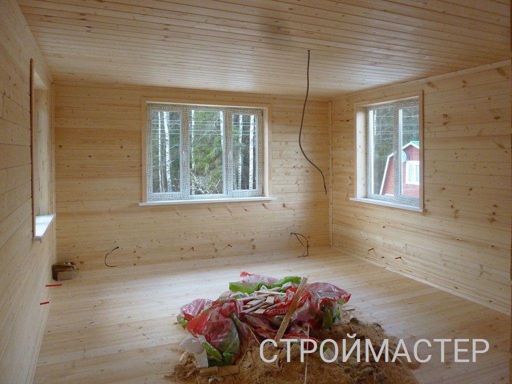 Окна пвх в деревянном доме Одинцово