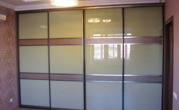 Двери из стекла Lacobel для шкафов купе в Одинцово